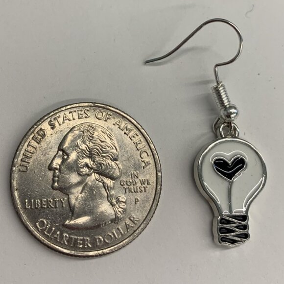 Light Bulb Earring, Teacher Earring, Educator Earring, Gift Idea, Funny Earring - Picture 4 of 4
